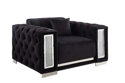 Trislar - Chair - Black Velvet - Grand Furniture GA