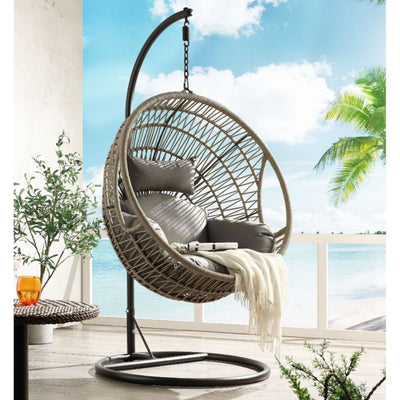 Vasant - Hanging Chair - Fabric & Rope - Grand Furniture GA