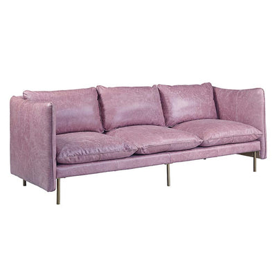 Metis - Sofa - Wisteria - Grain Leather - Grand Furniture GA