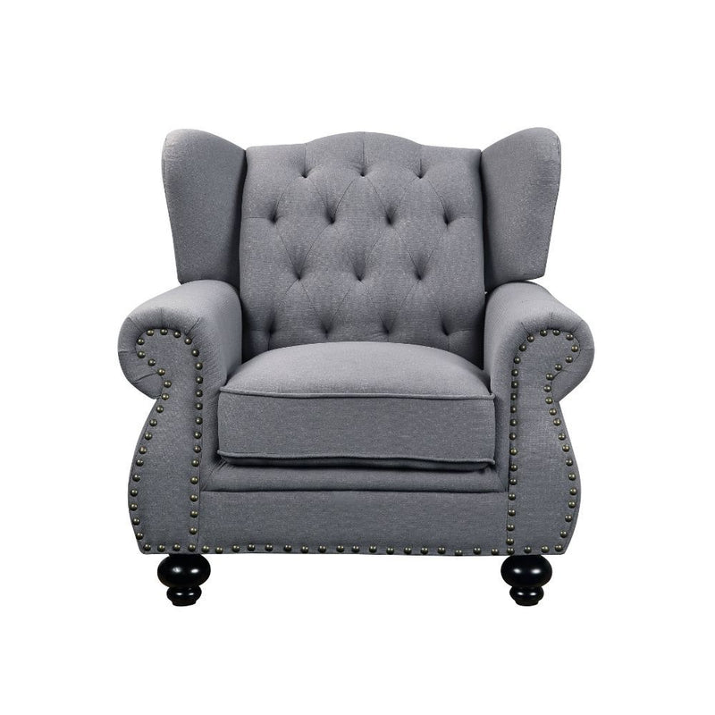 Hannes - Chair - Gray Fabric.