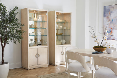 Nouveau Chic - Display Cabinet - Light Brown