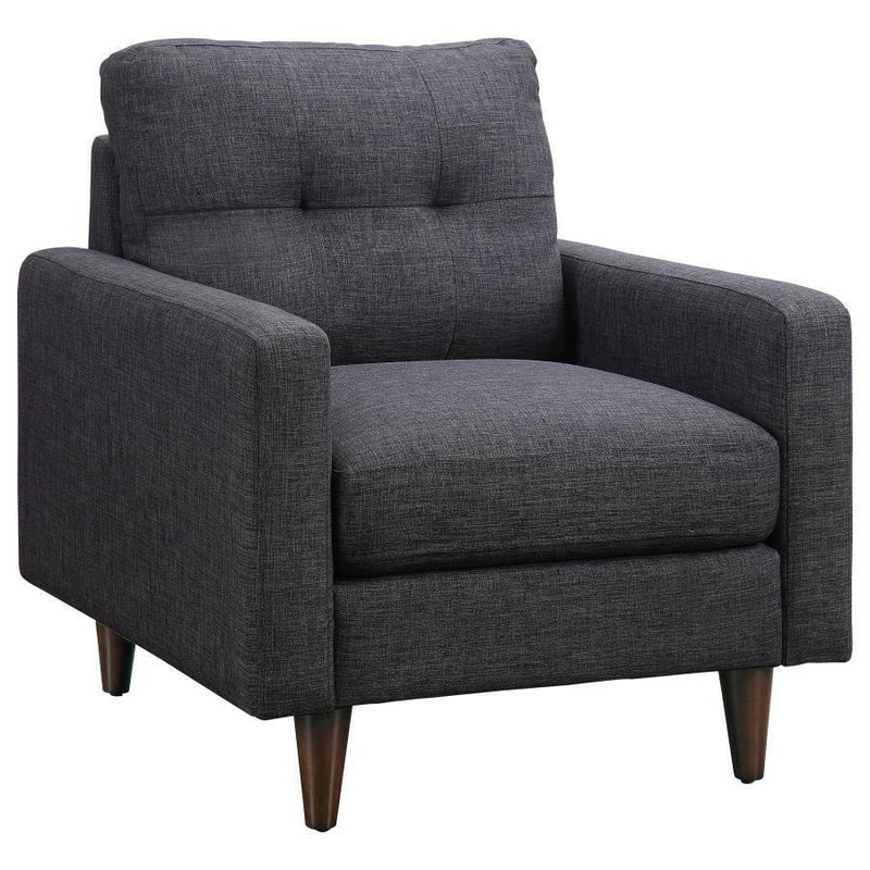 Watsonville - Tufted Back Chair - Grey.