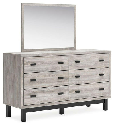 Vessalli - Gray - Dresser And Mirror.