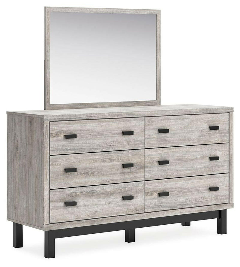 Vessalli - Gray - Dresser And Mirror.