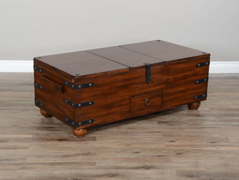 Santa Fe - Trunk Coffee Table - Dark Brown.