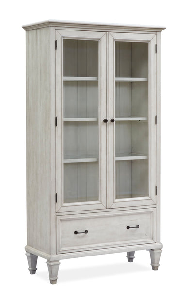Newport - Door Bookcase - Alabaster.