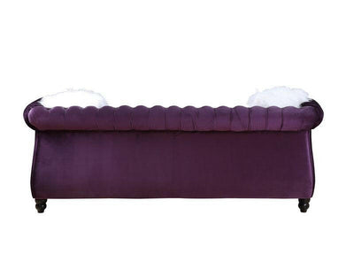 Thotton - Sofa - Purple Velvet - Grand Furniture GA