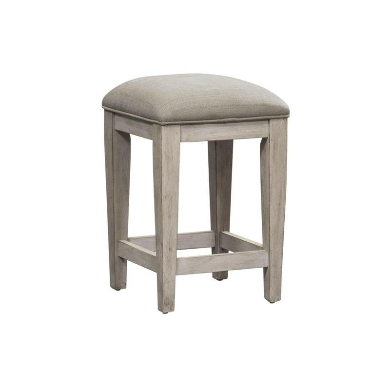 Heartland - Upholstered Console Stool - White