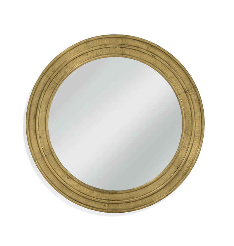 Rhone - Wall Mirror - Brass - Wall Mirrors - Grand Furniture GA