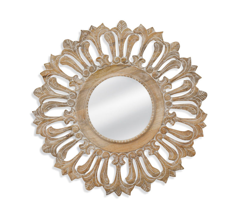 Paulina - Wall Mirror - Light Brown