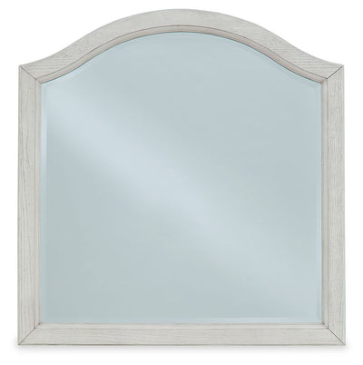 Robbinsdale - Antique White - Bedroom Mirror - Youth.