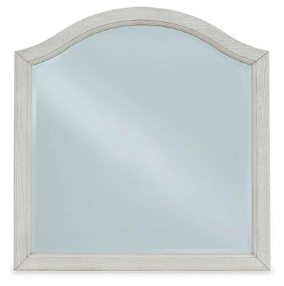 Robbinsdale - Antique White - Bedroom Mirror - Youth.