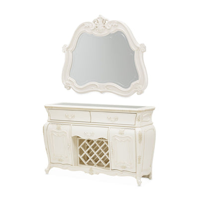 Lavelle - Sideboard with Mirror - Classic Pearl.