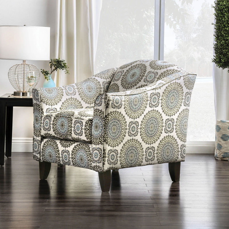 Misty - Chair - Ivory / Pattern - Grand Furniture GA