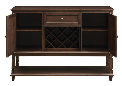 Parkins - 2 Door Sideboard Buffet Cabinet - Rustic Espresso