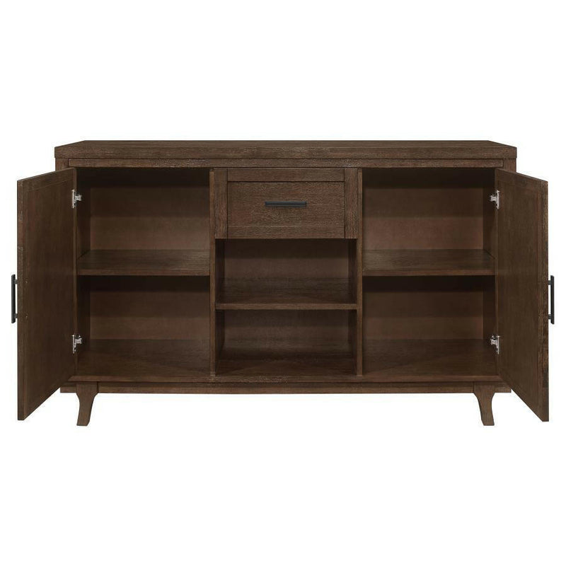 Reynolds - 2-Door Dining Sideboard Server - Brown Oak.