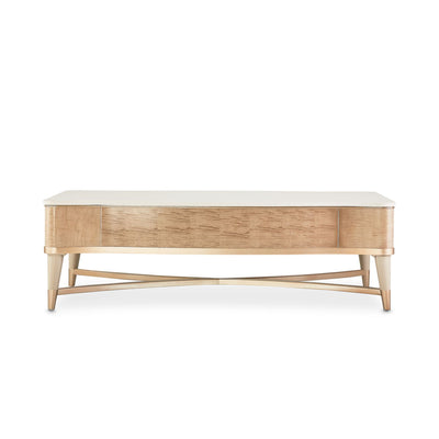 Malibu Crest - Rectangular Cocktail Table - Blush