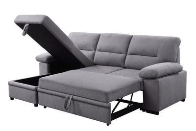 Nazli - Sectional Sofa - Gray Fabric - Grand Furniture GA