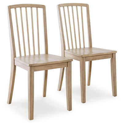 Gleanville - Light Brown - Dining Room Side Chair (Set of 2).