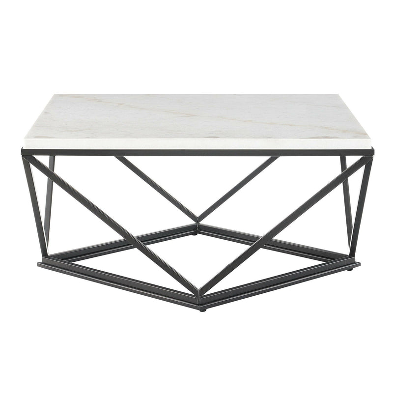 Riko - Square Coffee Table - Black - 36" - Coffee Tables - Grand Furniture GA