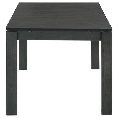 Jakob - Rectangular Extension Leaf Dining Table - Black