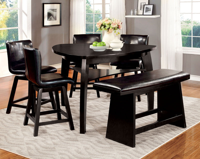 Hurley - Counter Height Table - Black.