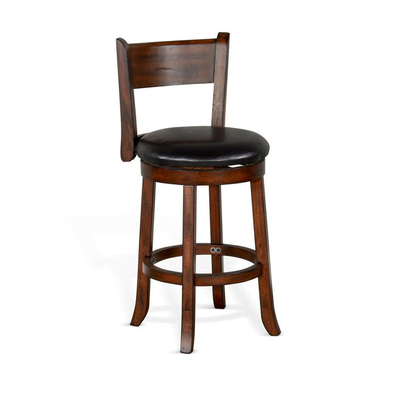 Tuscany - Swivel Barstool With Cushion Seat & Back.