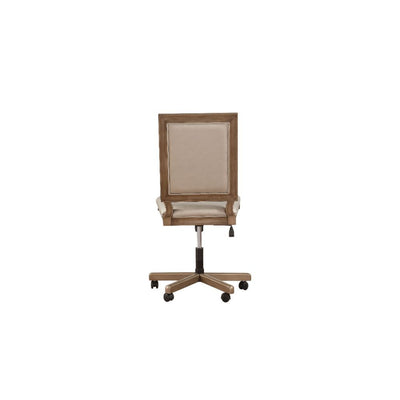 Orianne - Executive Office Chair - Champagne PU & Antique Gold - Grand Furniture GA