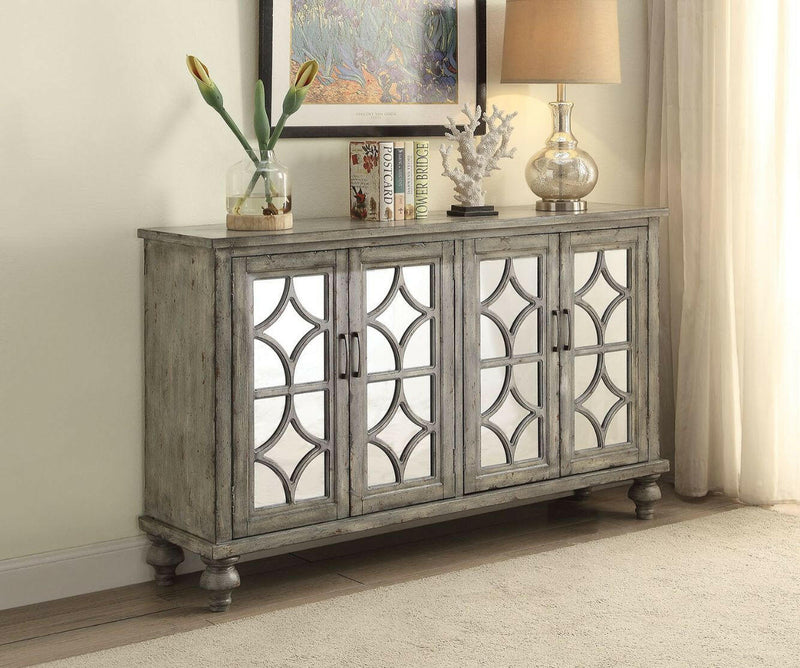 Velika - Accent Table - Weathered Gray - 37" - Grand Furniture GA