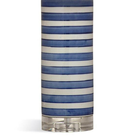 Regatta - Stripe Table Lamp - Blue - Table Lamps - Grand Furniture GA