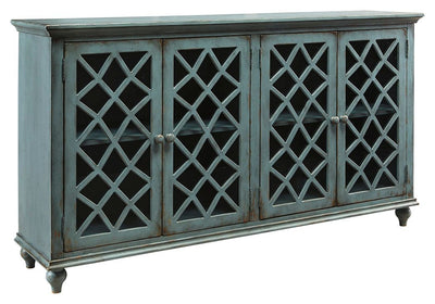 Mirimyn - Antique Teal - Accent Cabinet - Vintage Finish.
