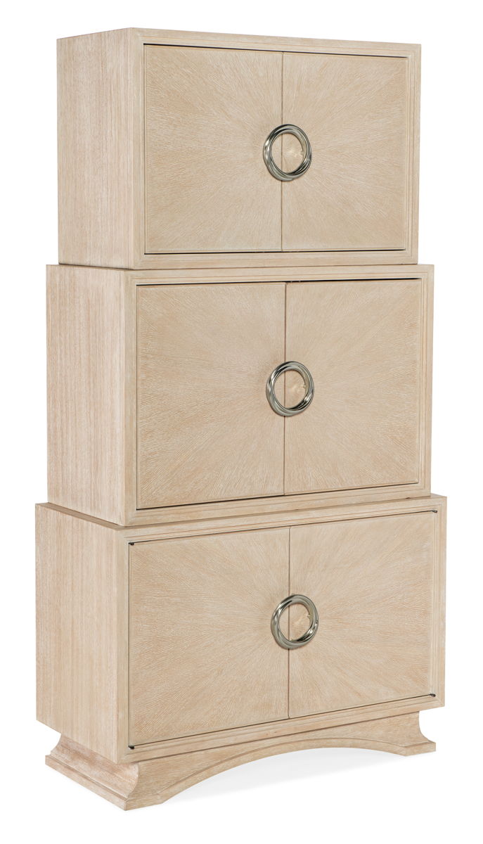 Nouveau Chic - Bar Cabinet - Light Brown