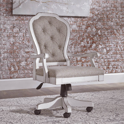 Magnolia Manor - Jr Executive Desk Chair - White.