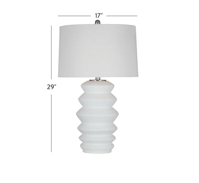 Hess - Table Lamp - White - Table Lamps - Grand Furniture GA