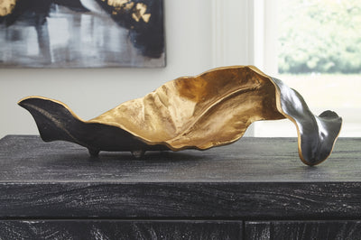 Melinda - Black / Gold Finish - Sculpture.