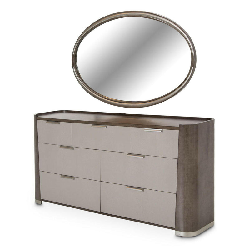 Roxbury Park - Dresser with Mirror - Slate.