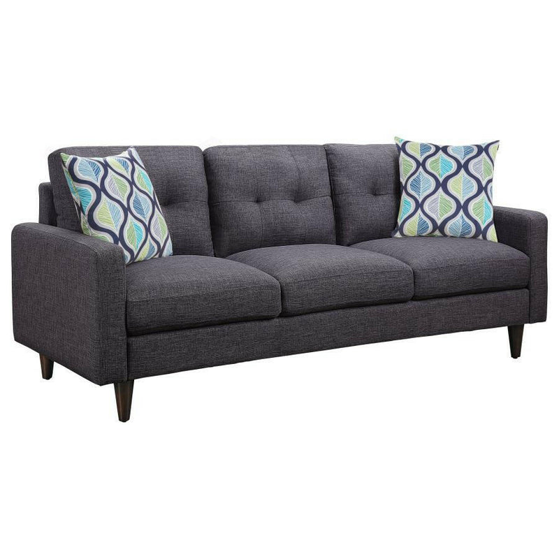 Watsonville - Tufted Back Sofa - Grey.