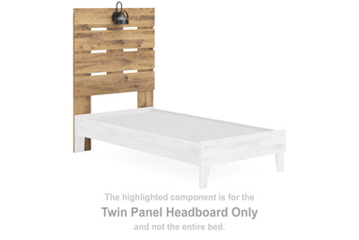 Larstin - Brown - Twin Panel Headboard