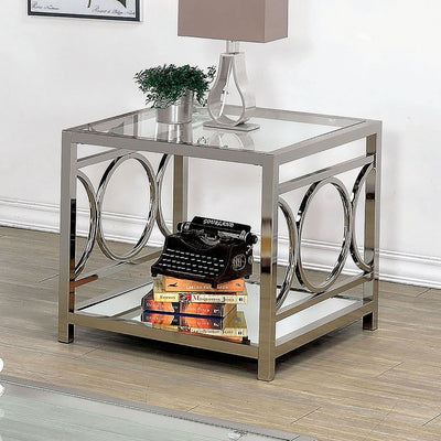 Rylee - End Table - Pearl Silver.