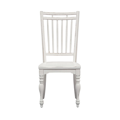 Magnolia Manor - Spindle Back Side Chair - White