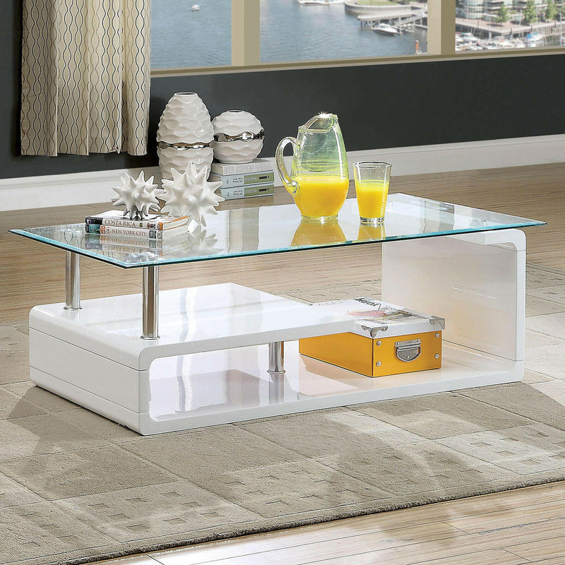 Torkel - Coffee Table - White - Grand Furniture GA