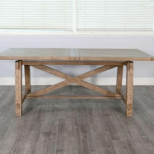 Vivian - Rectangular Extension Table - Light Brown.