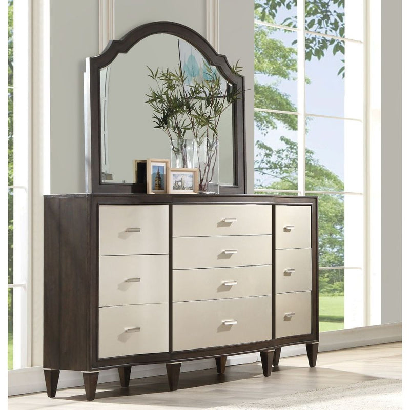 Peregrine - Mirror - Walnut - Grand Furniture GA