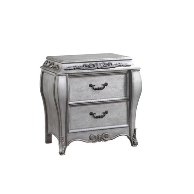 Leonora - Nightstand - Vintage Platinum - Grand Furniture GA