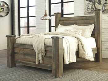 Trinell - Brown - Queen Poster Footboard.