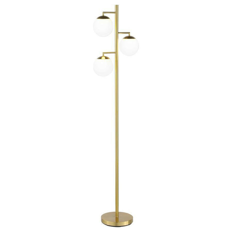 Sena - Trio Tree Floor Lamp - Gold - Floor Lamps - Grand Furniture GA