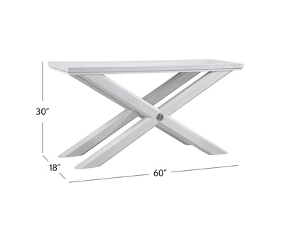 Nadine - Console Table - White