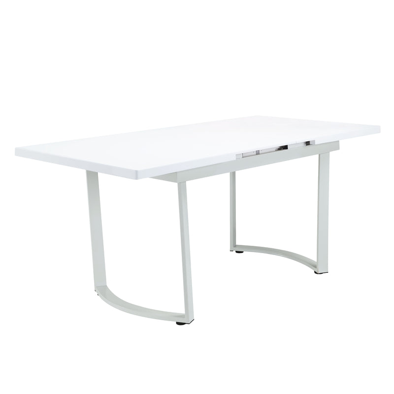 Palton - Dining Table - High Gloss White Finish - Grand Furniture GA