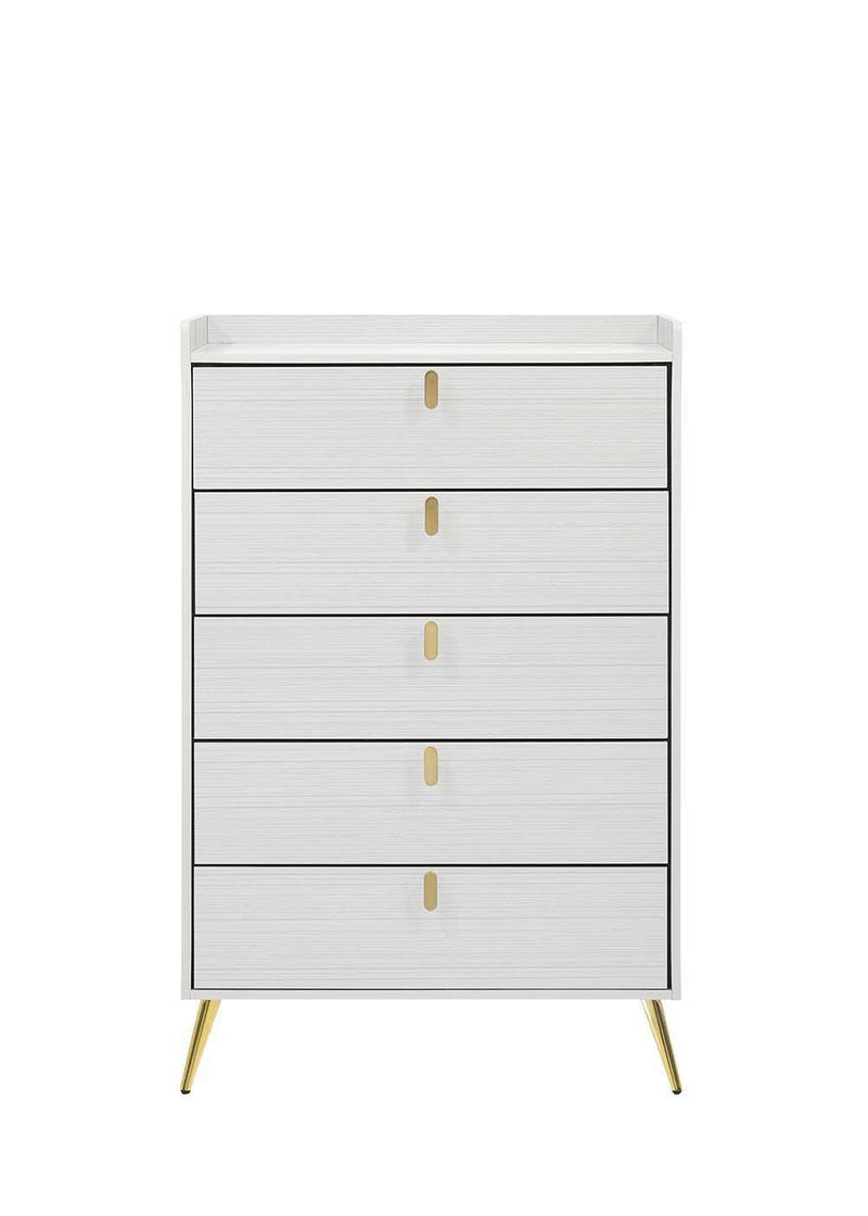 Zeena - Chest - White Finish - Grand Furniture GA