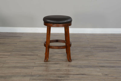 Tuscany - Swivel Stool With Cushion Seat.